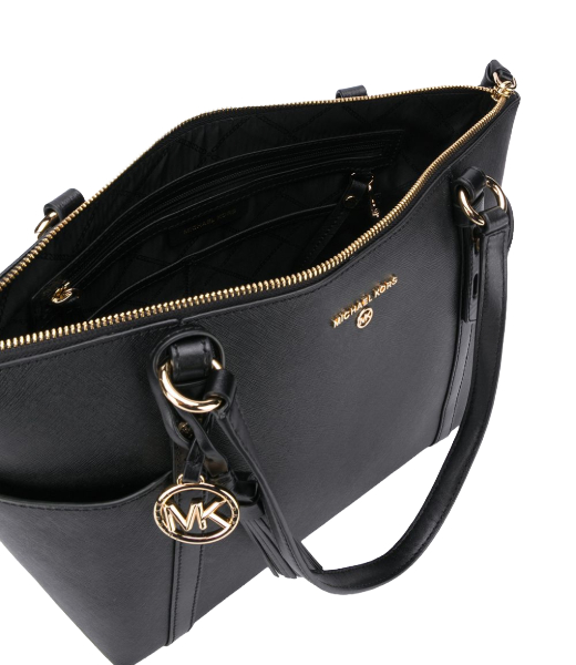 Sullivan MD TZ Black Leather Tote