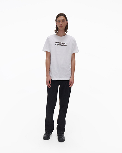 School White Tee