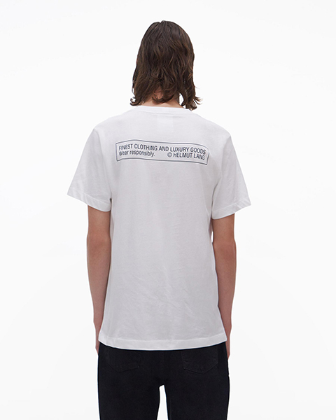 School White Tee
