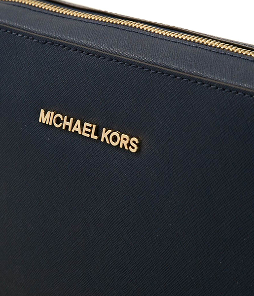 Jet Set Navy Leather Crossbody