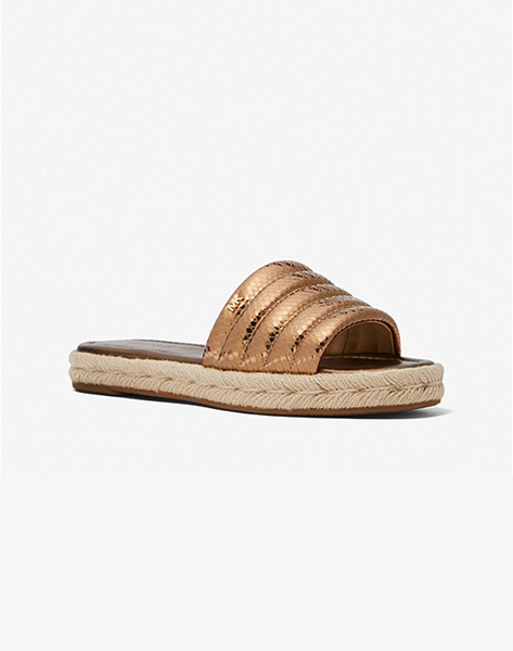 Royce Bronze Leather Slide