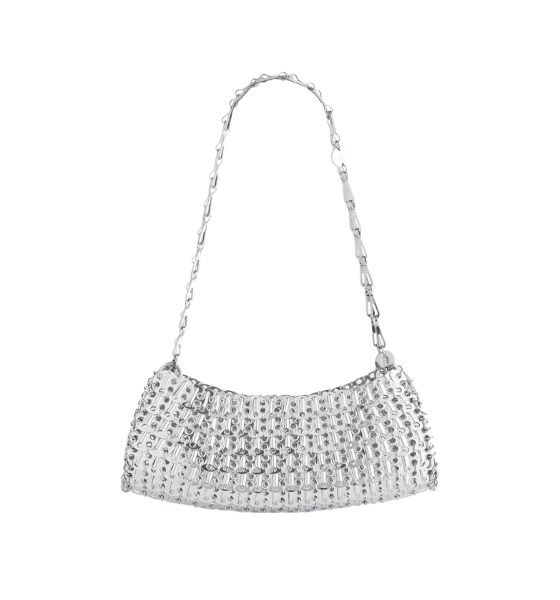 Silver Sac A Main Handbag
