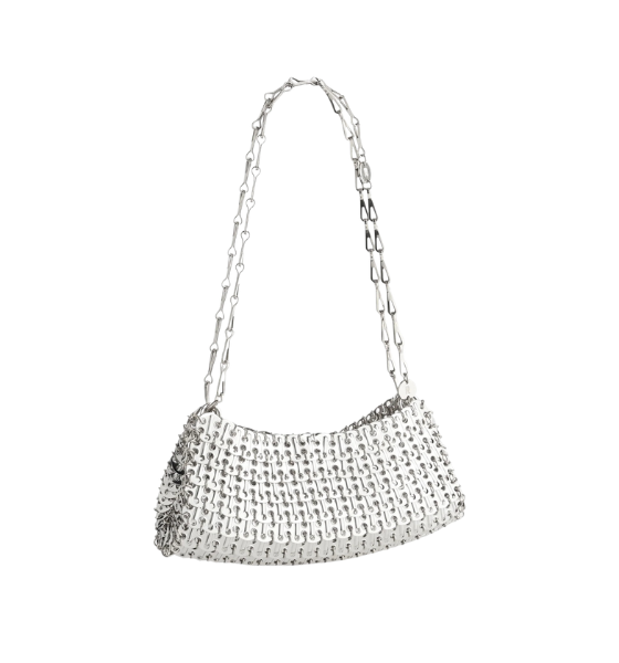 Silver Sac A Main Handbag