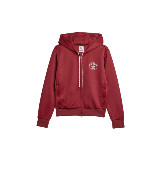 WB Burgundy Track Hoodie