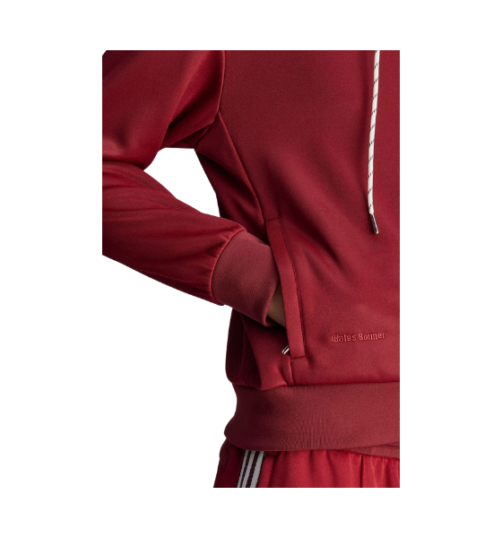 WB Burgundy Track Hoodie