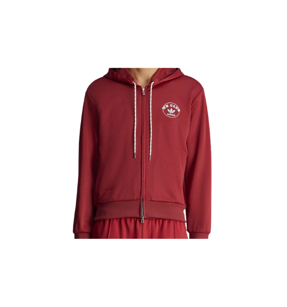 WB Burgundy Track Hoodie