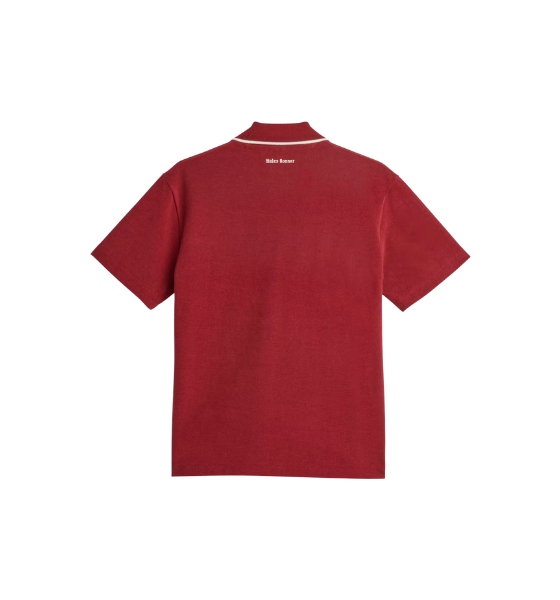 WB Burgundy Terry Polo