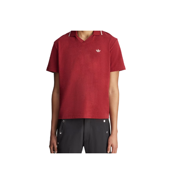 WB Burgundy Terry Polo