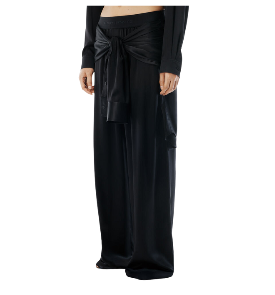 Mid Rise Boxer BlackPant W/ Prestyled Shirt