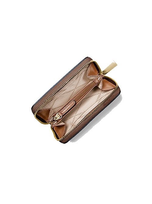 Small Coin Card Case Brown