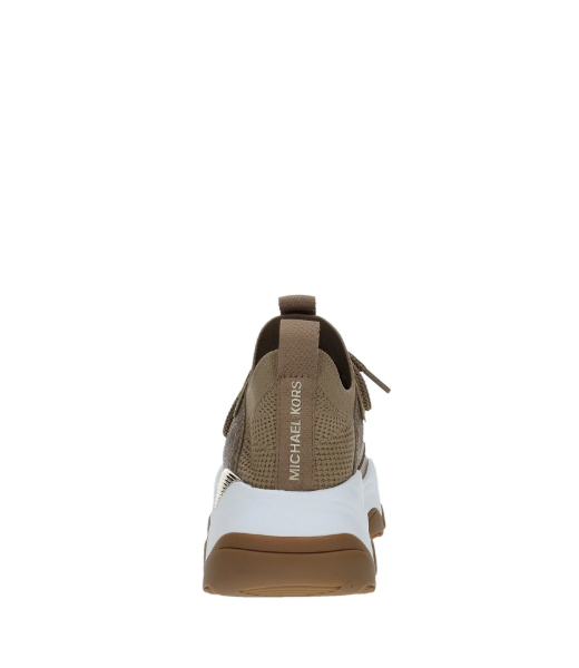 Atlas Knit Trainer Leather Husk Sneaker