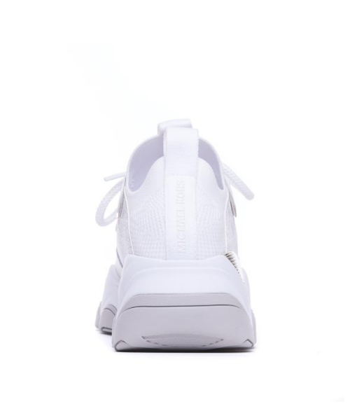 Atlas Knit Trainer Leather Bright White Sneaker