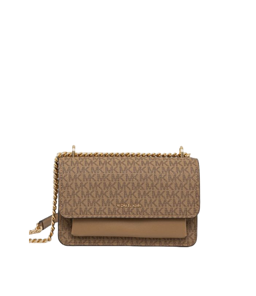 Husk MK Signature Logo Claire Lg Shoulder Handbag