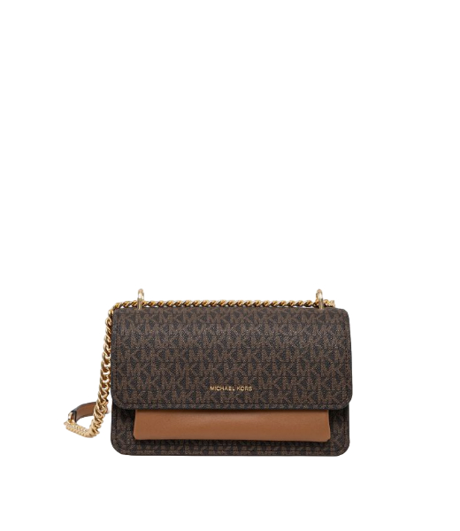 Claire Brn/Acorn Lg Shoulder Bag