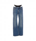 Mid Rise Relaxed Jean Prestyle Logo Elastic Bikini
