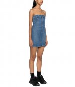Stretch Denim Tube Dress