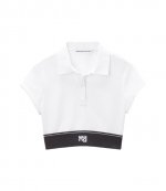 Cheerleader White Polo Top