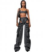 Denim Panty Black Trousers