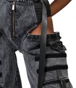 Denim Panty Black Trousers