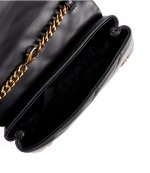 Mini Kensington Kurt Leather Black Shoulder Bag