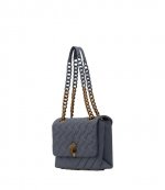 Large Kensnington Kurt Grey Shoulder Bag