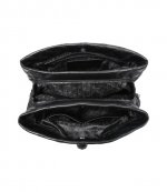 Kensington Tote DR Black Leather Bag
