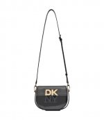 Echo SM Flap Black Crossbody Bag