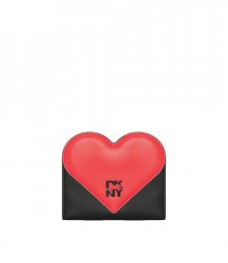 Heart Of NY Clip Red Black Wallet