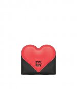 Heart Of NY Clip Red Black Wallet