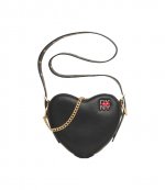 Heart Of NY Black Shoulder Bag