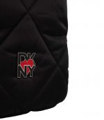 Heart Of NY Black Quilted Backpack