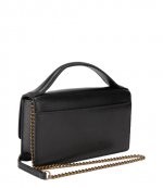 SM Bond Top Handle Black Bag