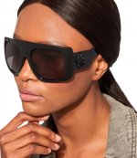 Shoreditch Lg Visor Black Sunglasses