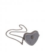Micro Heart Silver Crossbody