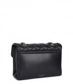 Leather Kensington X Bag Silver Black Shoulderbag