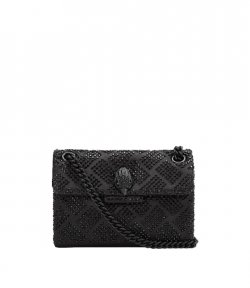 Fabric Mini Kensington Black Shoulderbag