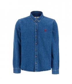 Button-Down ADC Shirt Light Used Indigo Denim