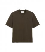 Ami D Coeur Boxy Dark Coffee T- Shirt