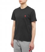 Small Red Ami De Coeur Black T-Shirt