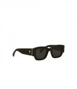 Classical Ami De Coeur Black Silver Sunglasses
