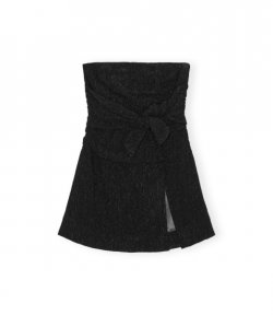 Viscose Stretch Crepe Black Top