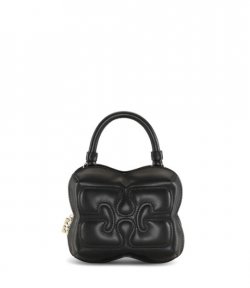 Butterfly Black Small Crossbody Bag