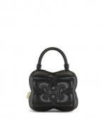 Butterfly Black Small Crossbody Bag