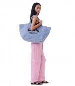 Shopper XXL Washed Denim Shoping Bag