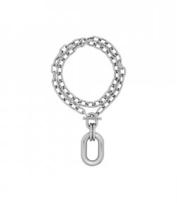Silver XL Link Pendant Sautoir