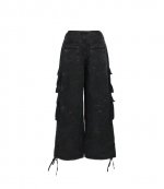 Off Black Trianon Cargo Mid Canvas Traouser
