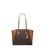 Taryn Brn/Acorn Brown Logo lG MF TZ Tote