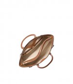 Taryn Brn/Acorn Brown Logo lG MF TZ Tote