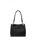Kensington Black Lg Shldr Tote Bag