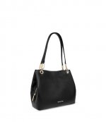 Kensington Black Lg Shldr Tote Bag